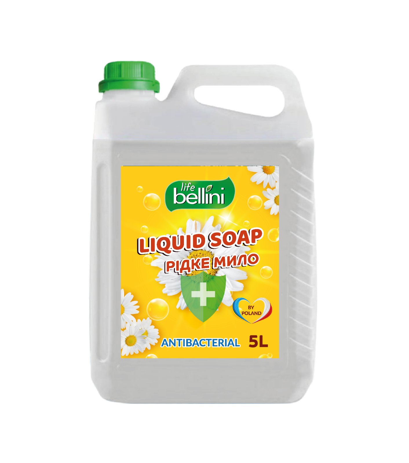 Рідке мило антибактиріальне з ароматом ромашки ТМ "BELLINI LIFE", 5 л